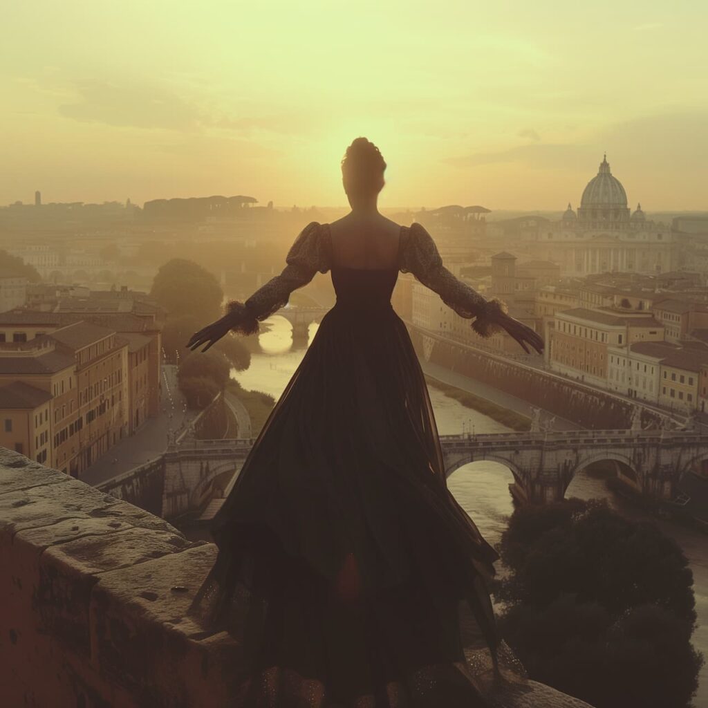 chi si è buttato da castrel santangelo la tosca