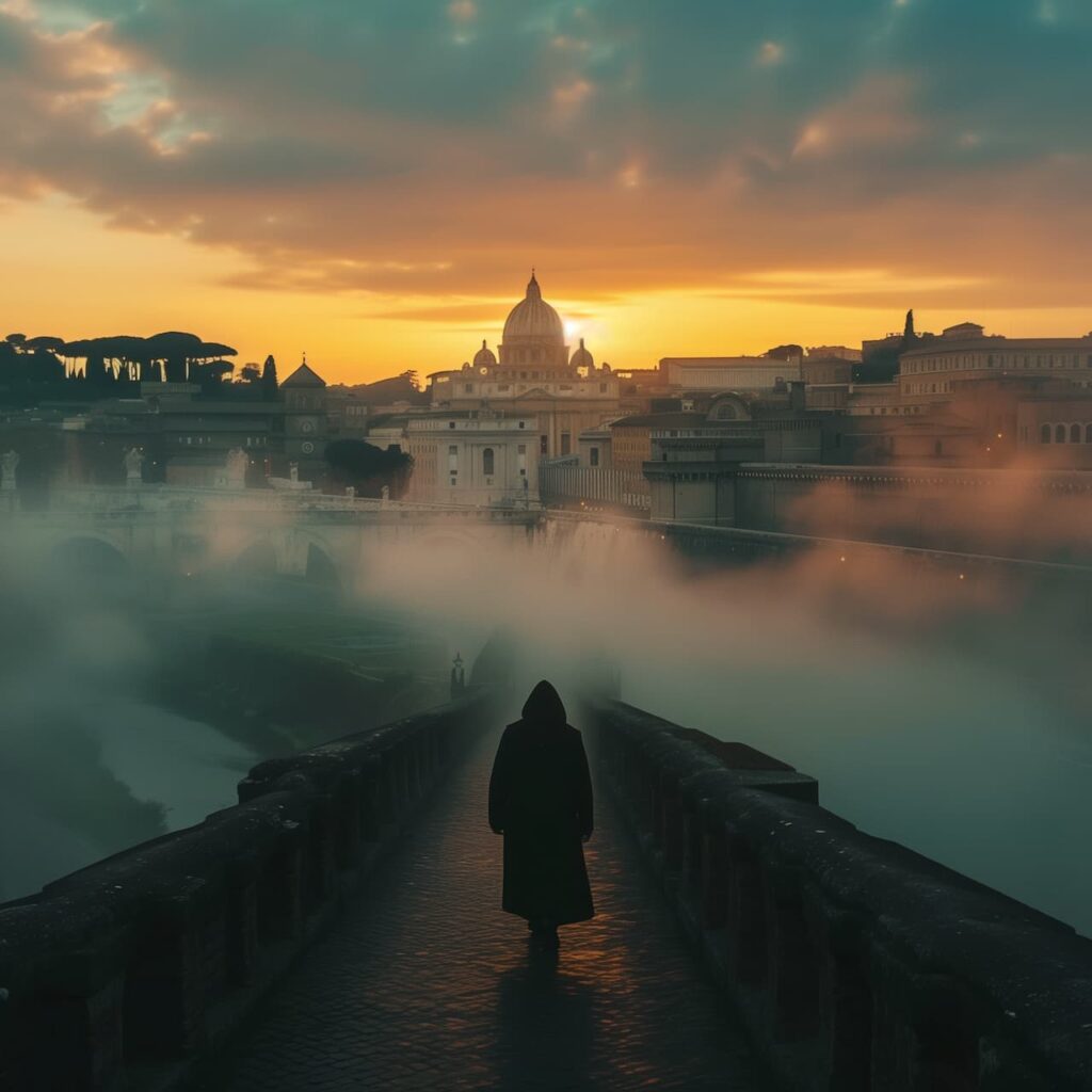 papa alessandro sul passetto di borgo